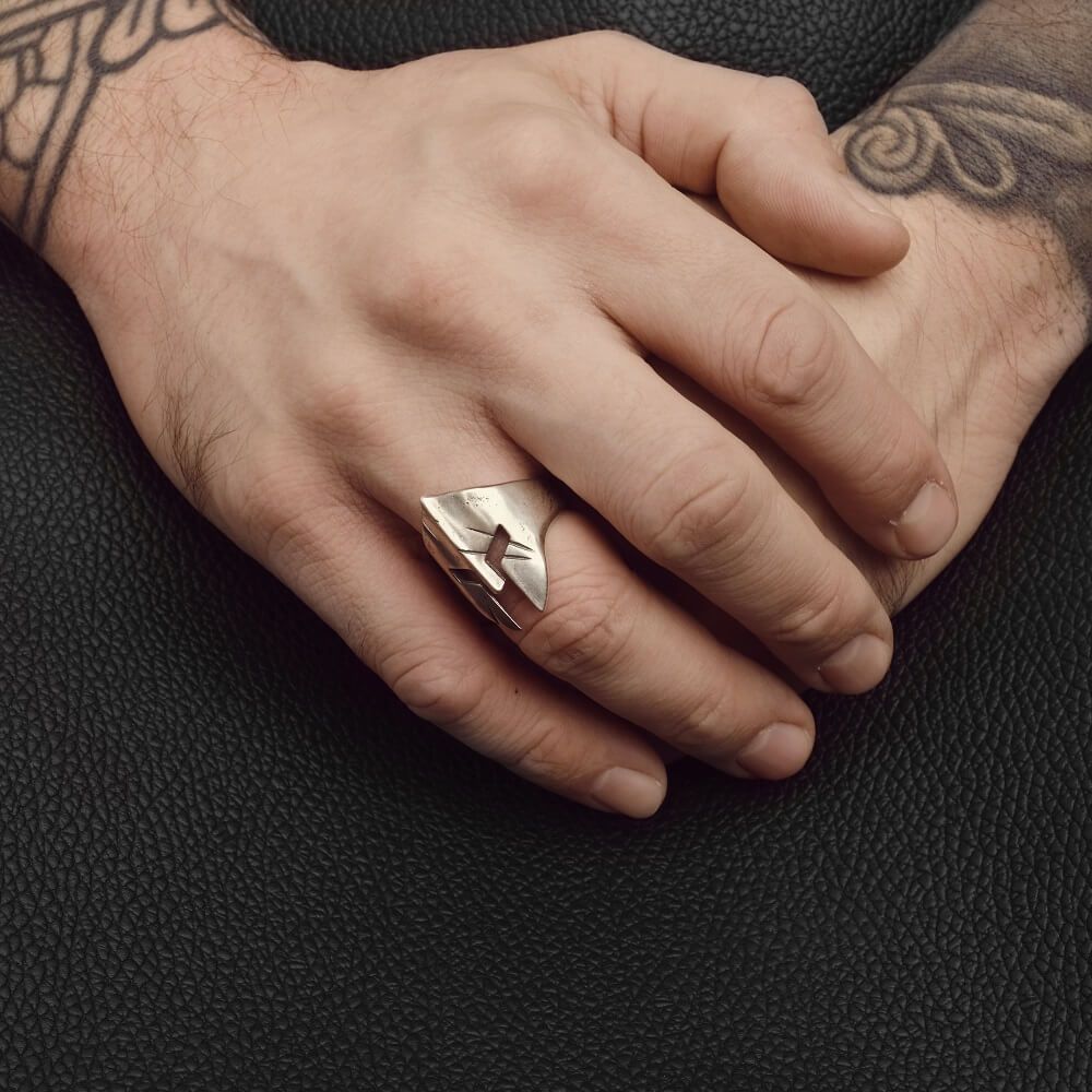 LORO FEDE Molon Labe men's ring