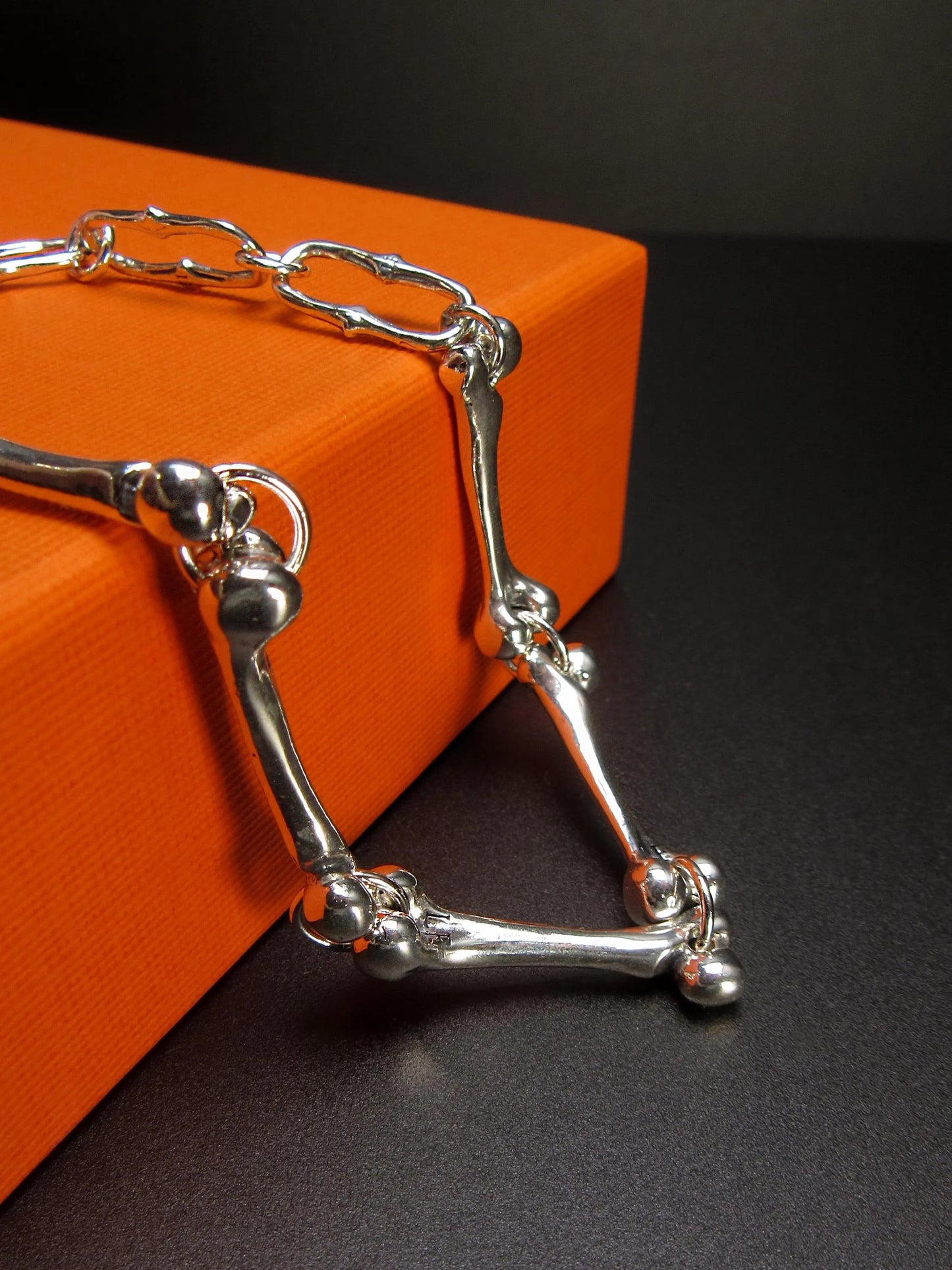 Bracelet "Bones" by LORO FEDE — Sterling Silver. Handcrafted. Dead Serious.