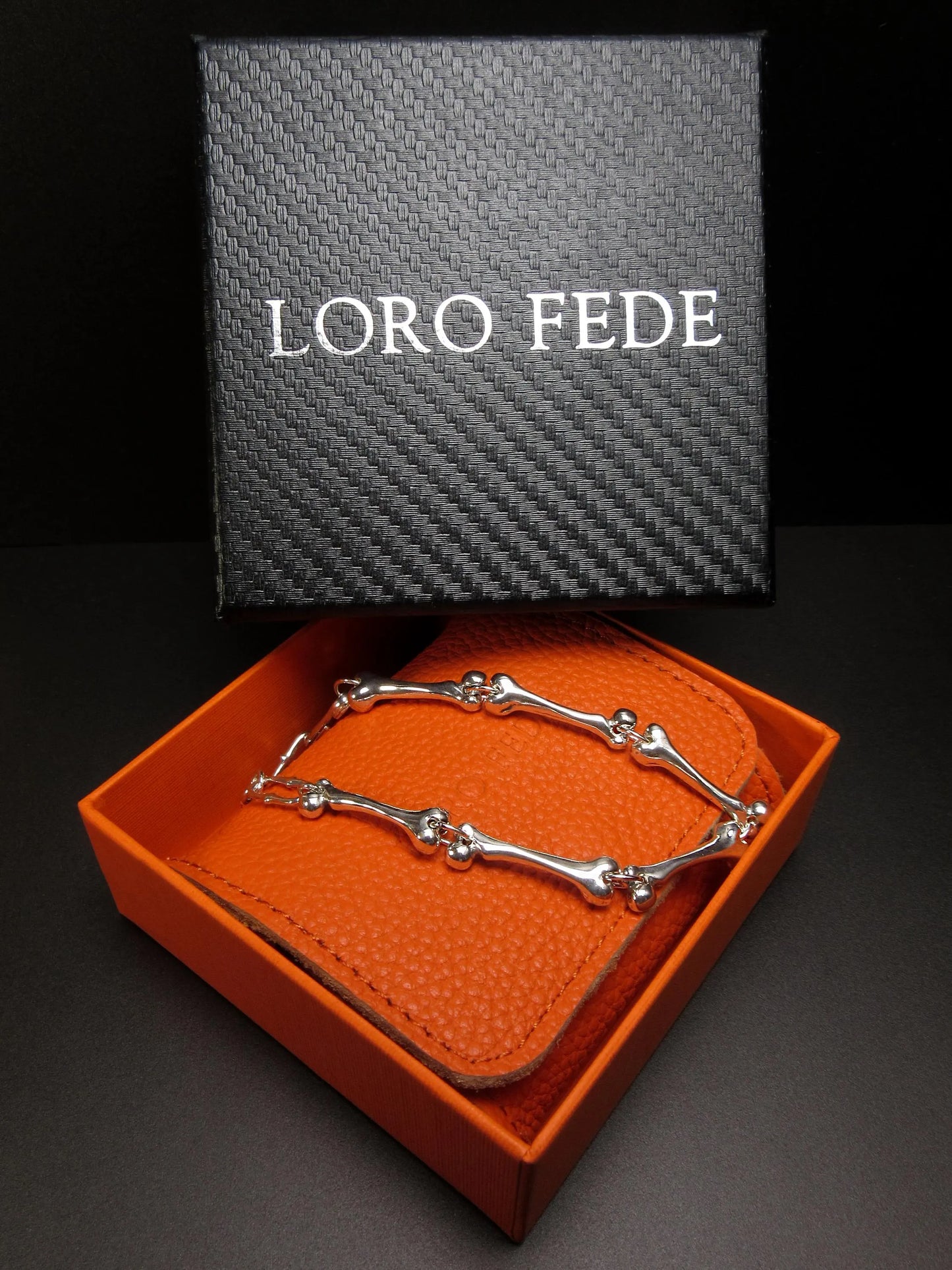 Bracelet "Bones" by LORO FEDE — Sterling Silver. Handcrafted. Dead Serious.