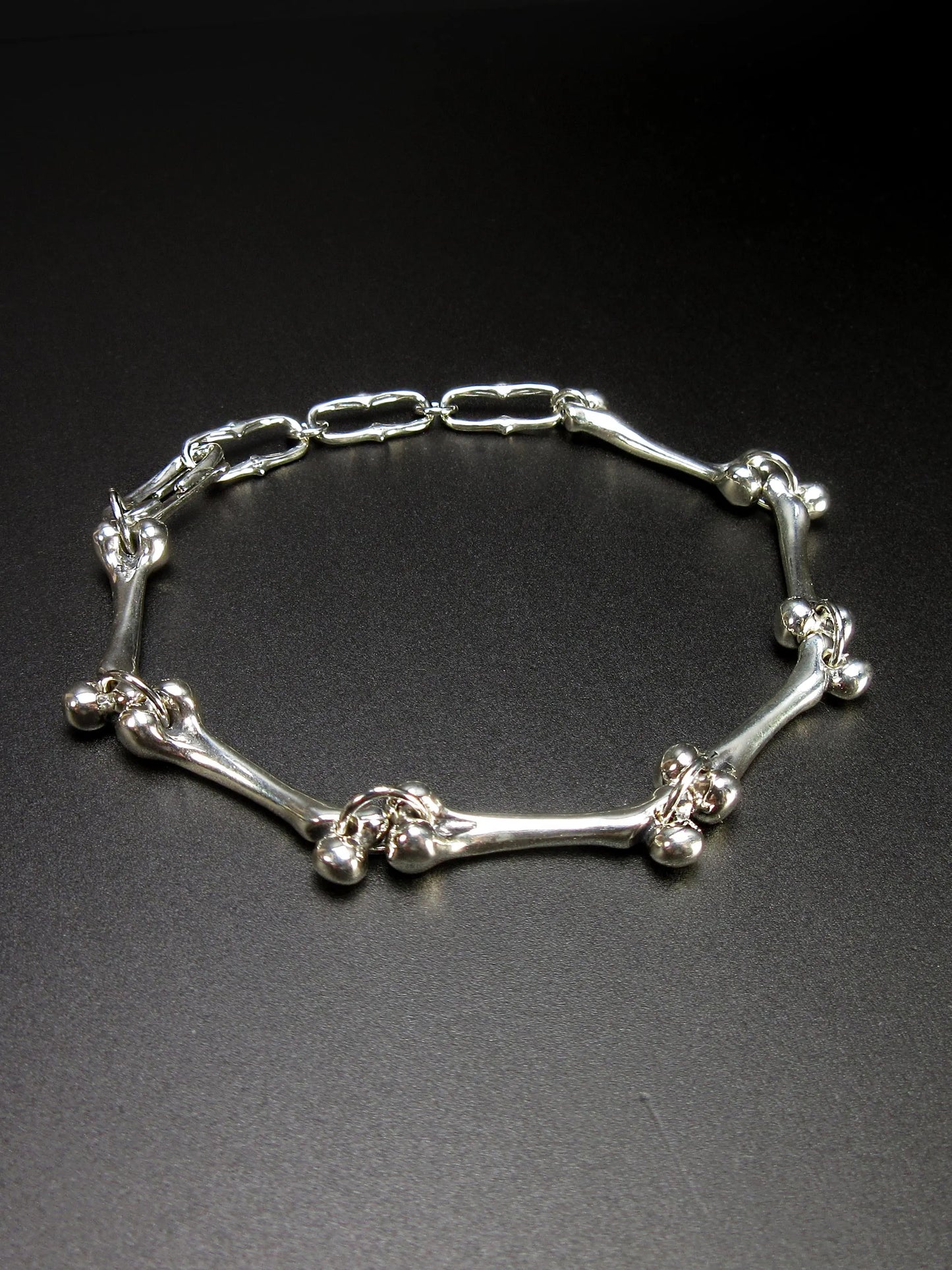 Bracelet "Bones" by LORO FEDE — Sterling Silver. Handcrafted. Dead Serious.