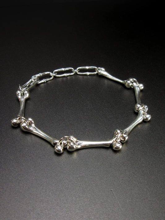 Bracelet "Bones" by LORO FEDE — Sterling Silver. Handcrafted. Dead Serious.